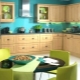 Options for combining colors in the interior of the kitchen