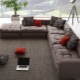Choose a large sofa in the living room