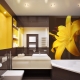 Yellow bathroom: finishes and design examples