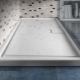 Acrylic shower trays: pros and cons, varieties, choice