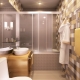 Interior design bathroom 3 sq. m
