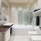 Interior design of a bathroom of 5 sq. m
