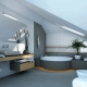 High-tech bathroom interior design