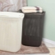 Bathroom laundry baskets: types and choices