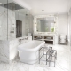 Marble bathrooms: pros and cons, examples of interior design
