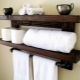 Shelf for towels in the bathroom: varieties, recommendations for choice