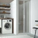 Washing machine in the bathroom: where and how to position?