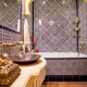 Oriental style bathroom design options