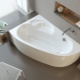 Asymmetric acrylic bathtubs: varieties, selection tips