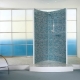 Tile showers: views, layout and design options