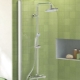 Shower racks with a mixer: what are and how to choose?