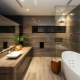 Wood bathroom design