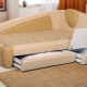 Single sofas with drawers for clothes: features and choice