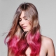 Pink hair ends on fair hair: who is suitable and how to do it?