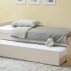 Ottoman with orthopedic mattress and box for linen: types and choices