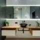 Lighting options for the bathroom mirror