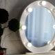 Make-up mirrors: types, sizes and examples in the interior