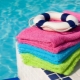 Pool towel: features, selection and care