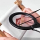 Choose a magnifying glass with illumination for embroidery and needlework