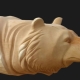 How to carve a bear from a tree?