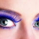Who is it suitable for and how are extended blue eyelashes created?