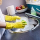 Gloves for washing dishes: types and rules of choice