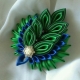 Kanzashi style brooches