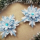 Kanzashi snowflake making ideas