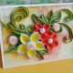 How to make a card using quilling technique?
