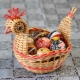 How to make chicken from newspaper tubes?