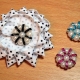 How to make a middle for kanzashi?