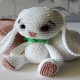 How to tie an amigurumi hare?