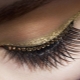 Rhinestones on the eyelashes: choice, fixing technique, examples