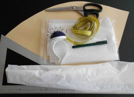 Tools for sewing a wedding corset