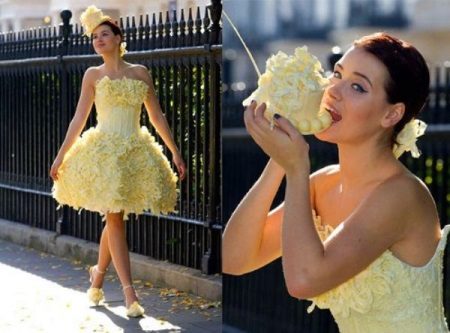 chocolate wedding dress