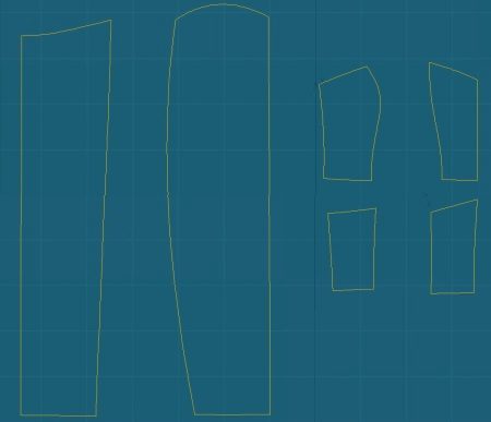 Vzor svatební šaty s závěsy