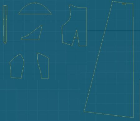 Svatební šaty vzor