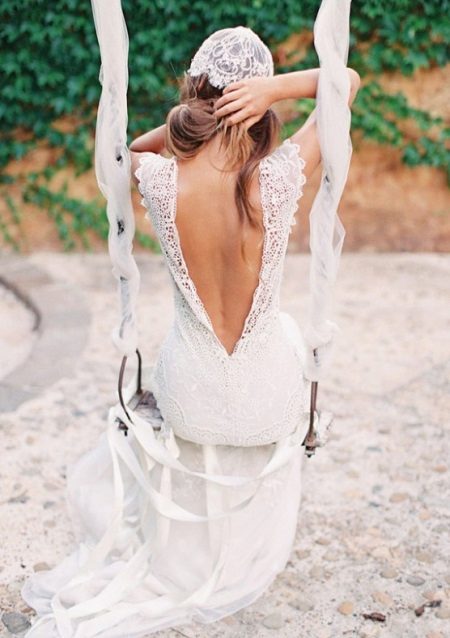 Open Back Wedding Dress
