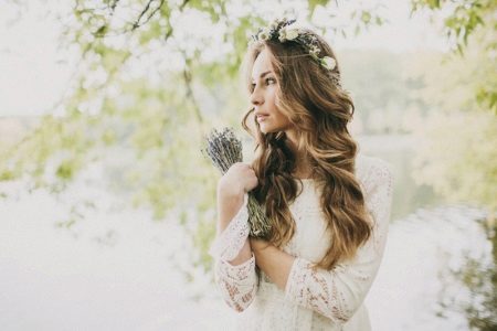 Provence style bride image