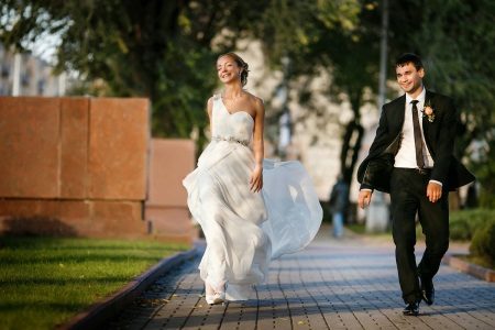 Comfortable wedding dress