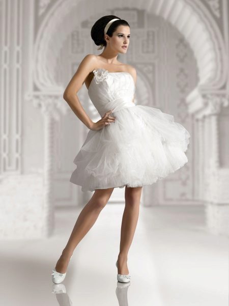 Lush organza wedding dress