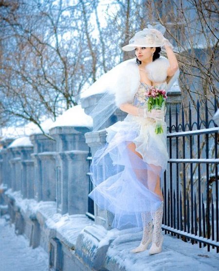 Winter wedding dress