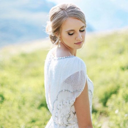 Modest back of the dress