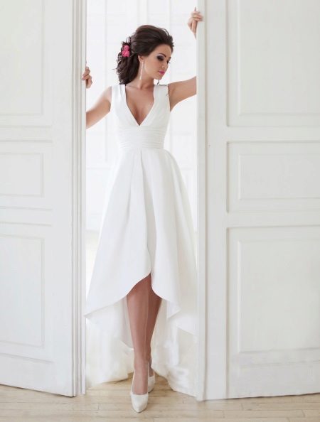 Midi Knee Length Wedding Dress