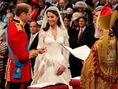 Vestit de núvia Kate Middleton de cordó
