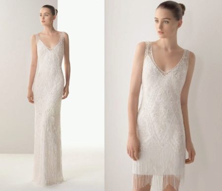 Straight Transformer Wedding Dress