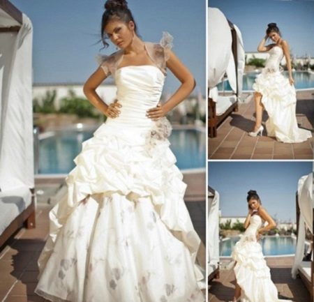 Transformer Wedding Dress with Detachable Skirt