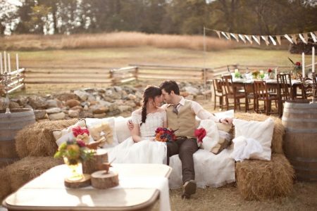 Rustic autumn wedding
