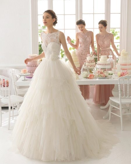 Puffy Skirt Wedding Dress
