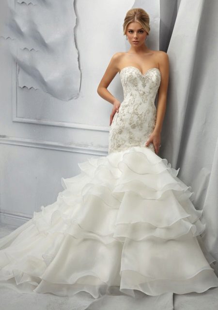 Wedding dress mermaid